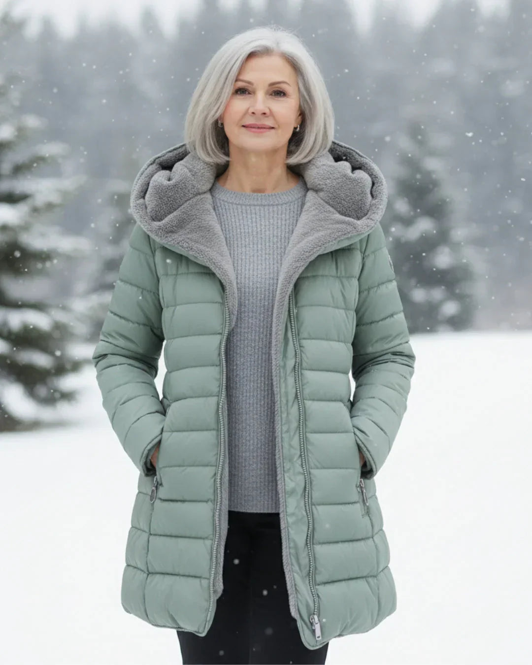 María - Chaqueta acolchada de invierno