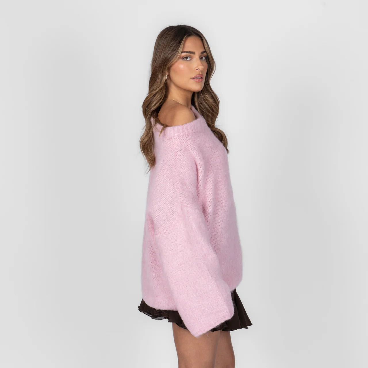 Violetta - Jersey ultra suave con hombros descubiertos