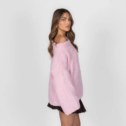 Violetta - Jersey ultra suave con hombros descubiertos